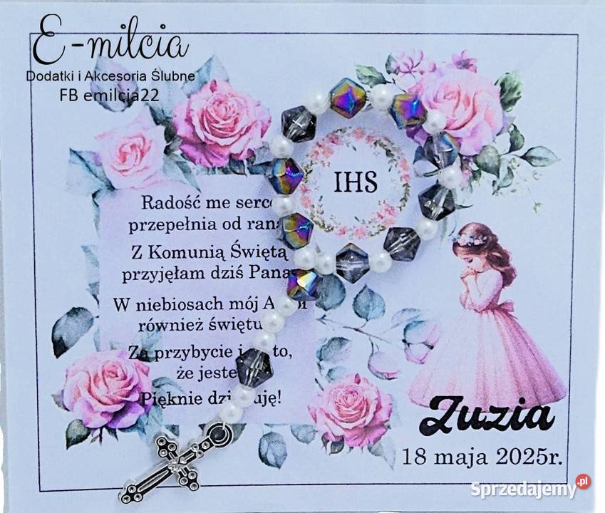 Podziękowania Gości z okazji I Komunii Św Zielona Góra