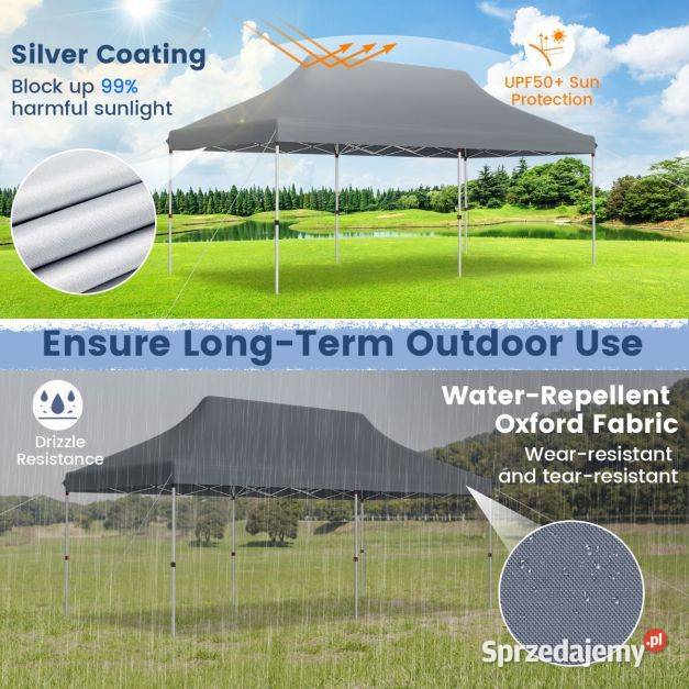 Namiot imprezowy na zewnątrz składany przenośny Ogród