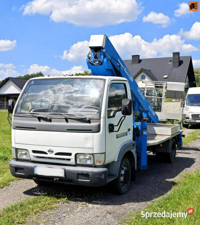 Nissan Cabstar Zwyżka CTE 20N Podnośnik specjalny Nissan małopolskie Nowy Sącz