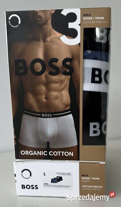 HUGO BOSS bokserki męskie rozmiar L Szczecin