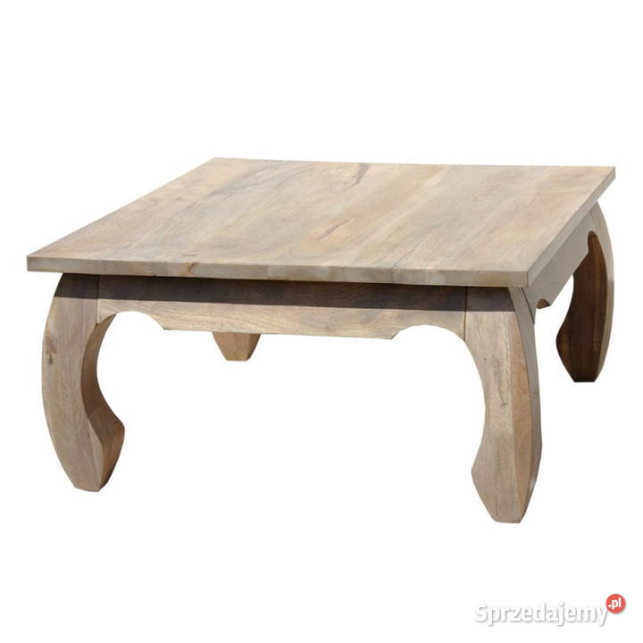 Stolik drewniany OPIUM 90x90 z drewna mango 90cm lubelskie