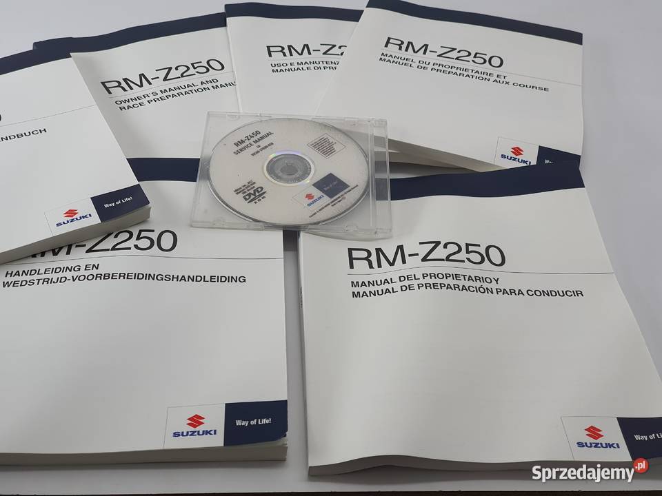 Ksiazka Serwisowa Ksiazki Plyta Suzukli Rmz Łódź