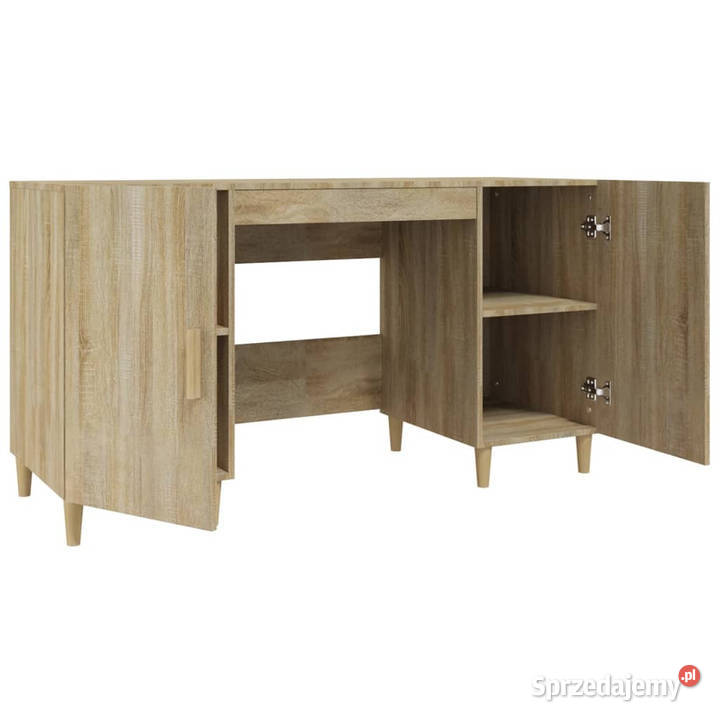 Biurko dąb sonoma 140x50x75 materiał mazowieckie