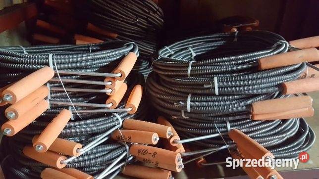 ŻMIJKA DO RUR 8m spirala kanalizacyjna PODWÓJNA Kielce