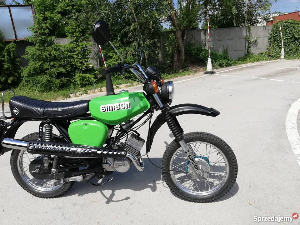 Sprzedam Simsona S51 Enduro remoncie bez wkładu bagażnik Liszkowo