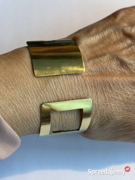 Bransoleta z kwadratowego mosiądzu sprzedam