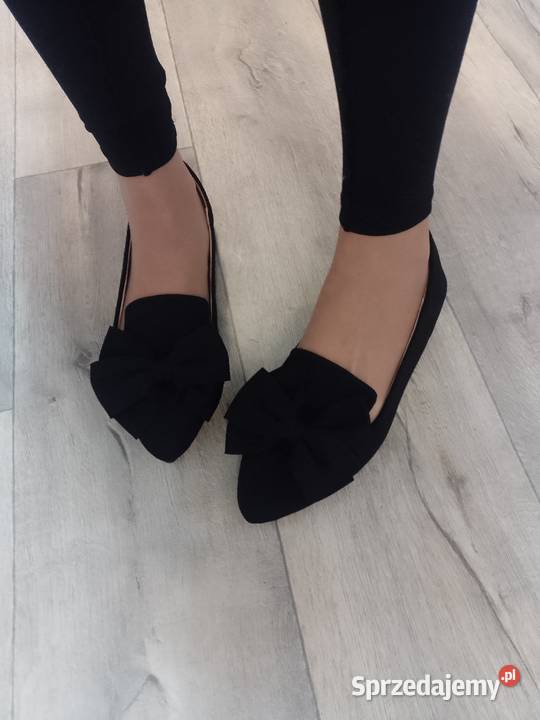 43 Czarne Mega wygodne baleriny mokasyny letnie małopolskie Kraków