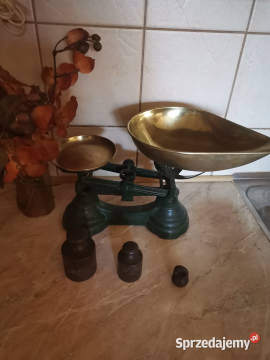 Stara Angielska waga szalkowa Art Deco sprzedam