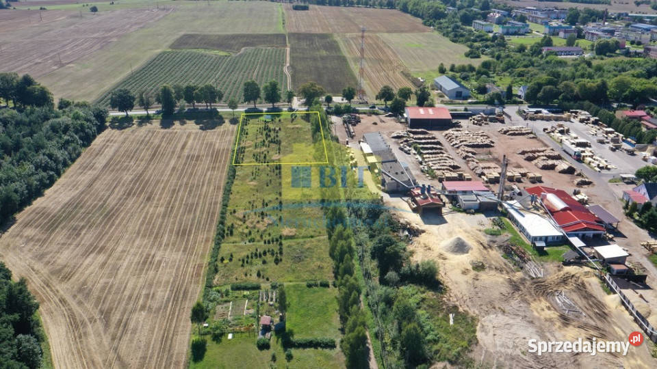 Działka usługowobudowlana 4348 m2 Czaplinek asfalt