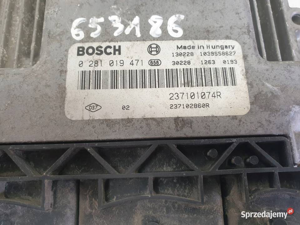 Renault Scenic III 19 DCI STEROWNIK SILNIKA lubelskie Janów