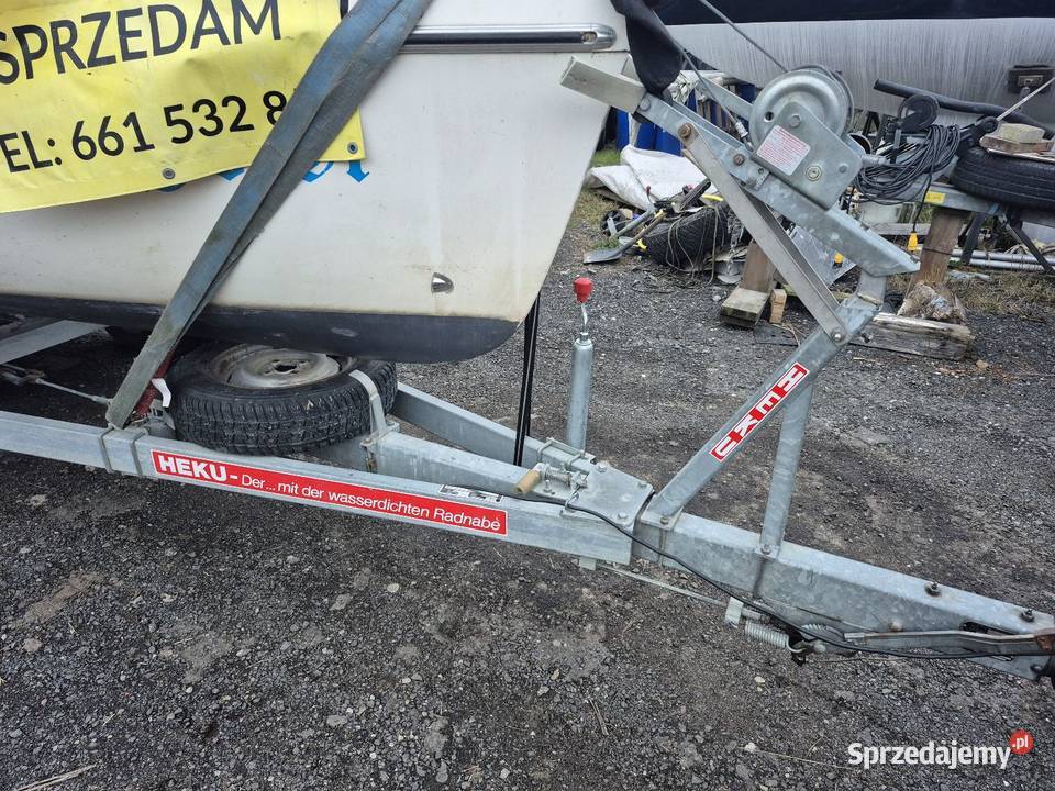 Przyczepa podłodziowa uchylna DMC 1400 Poznań