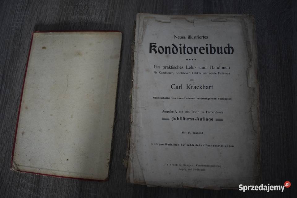 Podręcznik cukierników z roku 1910 wydanie Chełmno