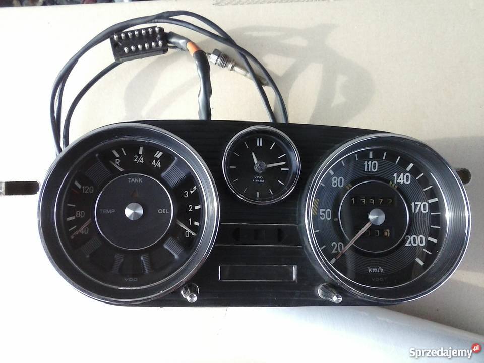 Mercedes W 108109111 Licznik zegary Wyposażenie wnętrza wielkopolskie