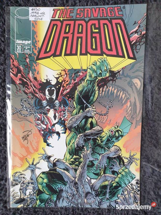 The Savage Dragon zestaw 14 komiksów Image USA Amerykańskie Gdynia