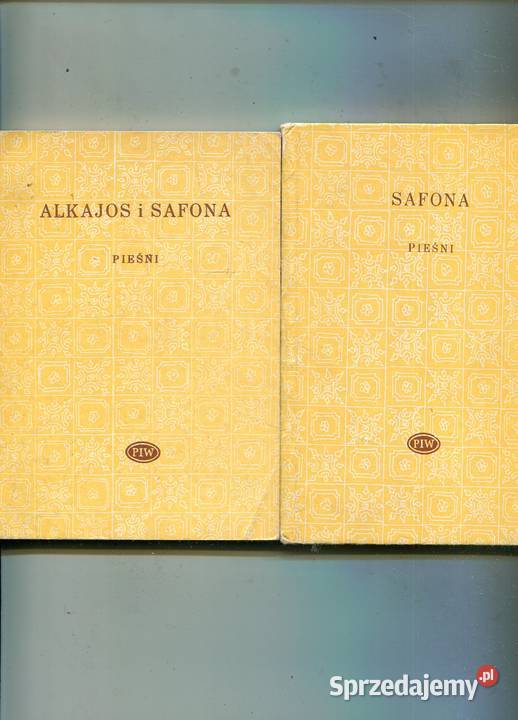Alkajos i Safona Pieśni Safona Pieśni Rok wydania 1989 Szczecin