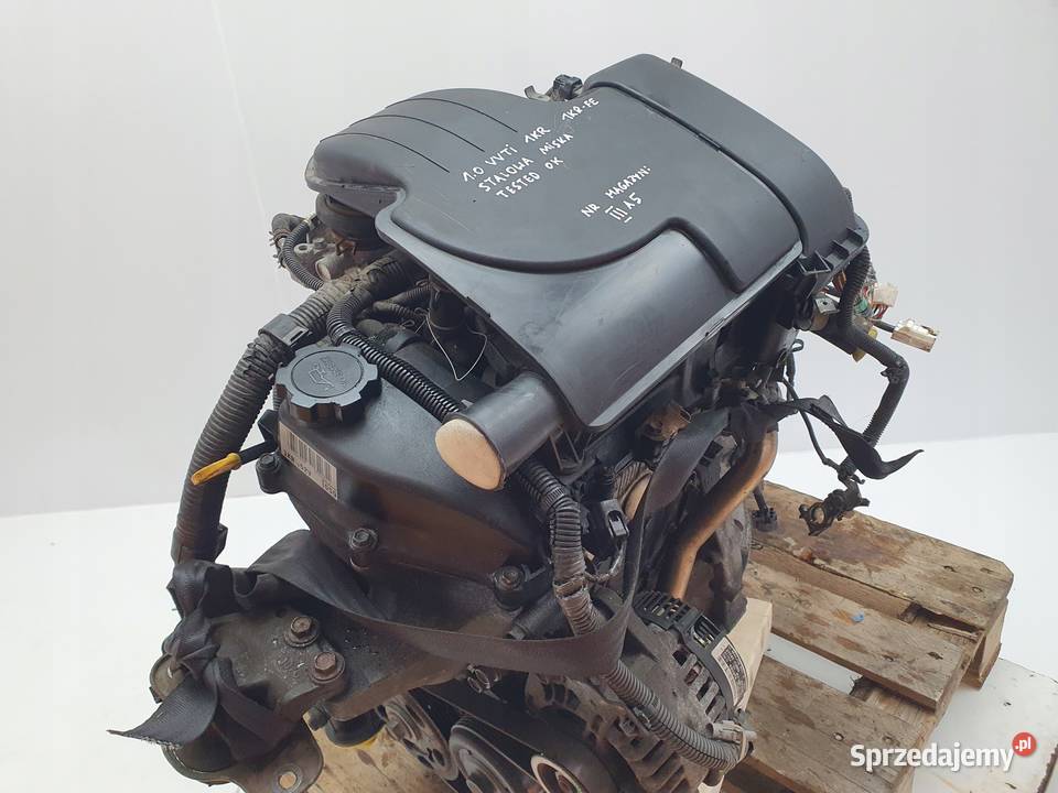 SILNIK KOMPLETNY Toyota Aygo 10 12V 68 sprawny Rudka