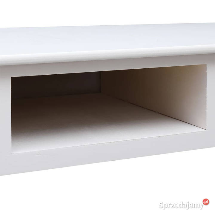 Biurko białe 108x45x76 lite drewno paulowni Warszawa