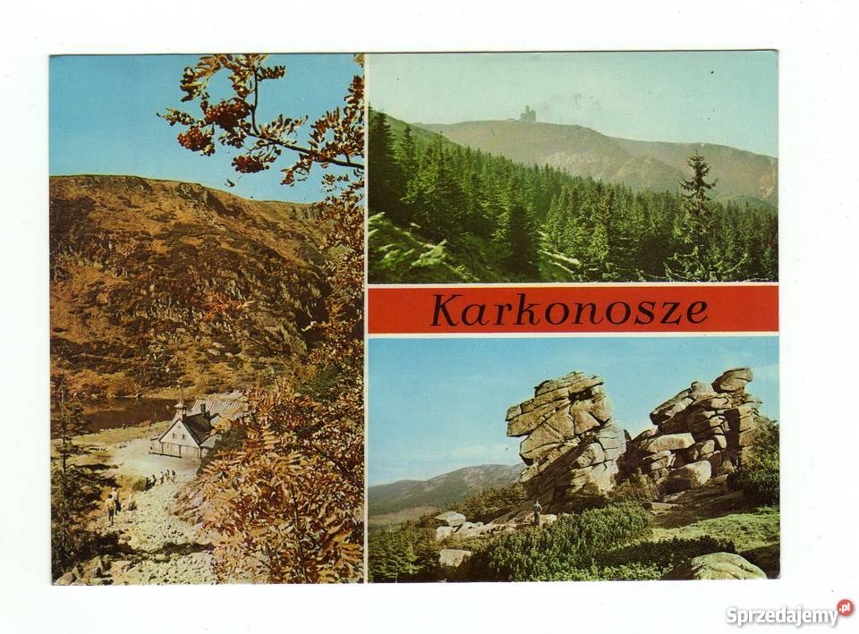 KARKONOSZE PARK NARODOWY POCZTÓWKA WIELOWIDOKOWA świętokrzyskie Krynki