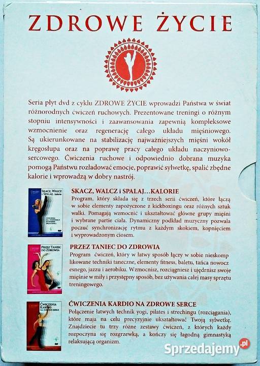 ZDROWE ŻYCIE BOX 3 DVD Filmy sprzedam