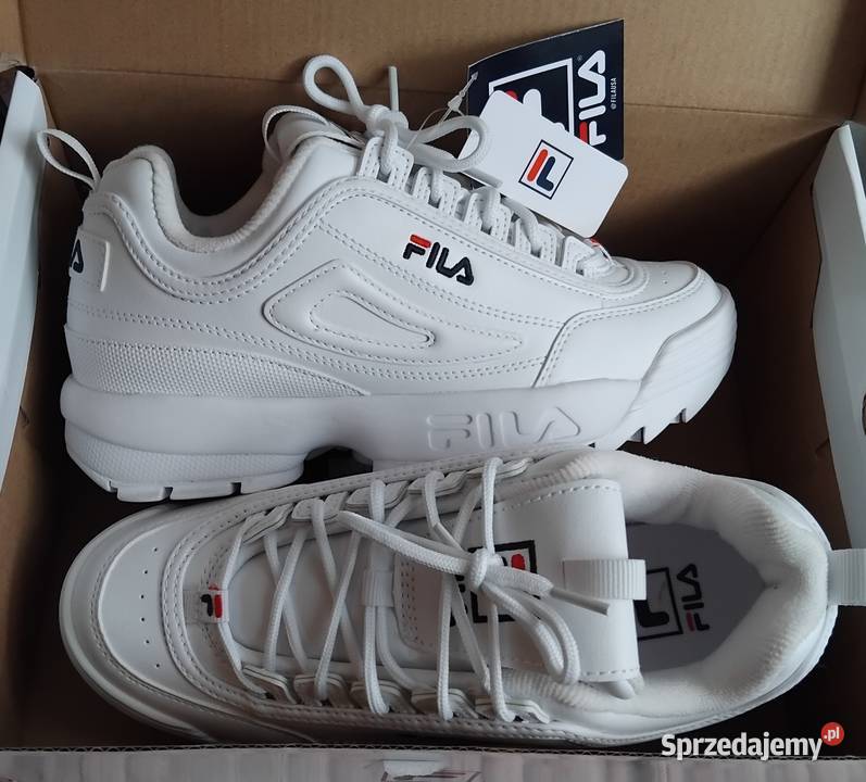 Fila Disruptor Buty Sportowe Damskie z logo 38 biały Pruszków
