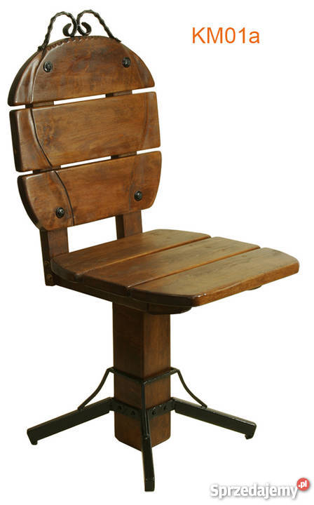 Drewniane krzesła ogrodowe pub bar restauracja