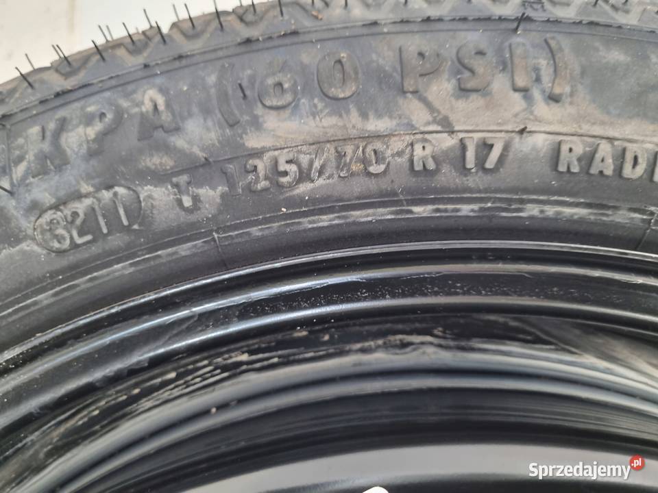 KOŁO DOJAZDOWE Opel Insignia A 12570 R17 5x120 Samochodowe lubelskie Chełm