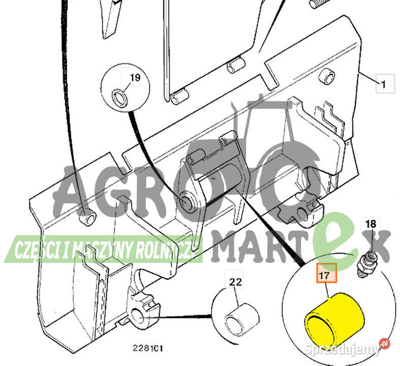 80800382 80800382 80900163 TULEJA 40x50x25 JCB Wichrów sprzedam