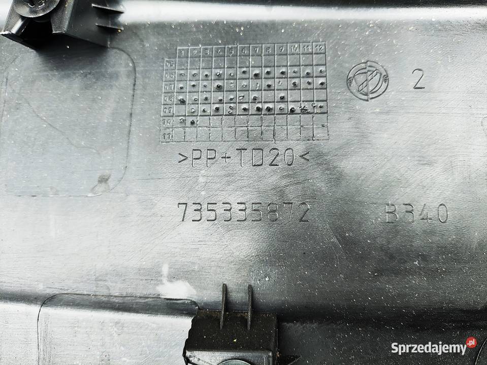 Osłona klapy bagażnika Fiat Grande Punto Wysyłka Niegowonice