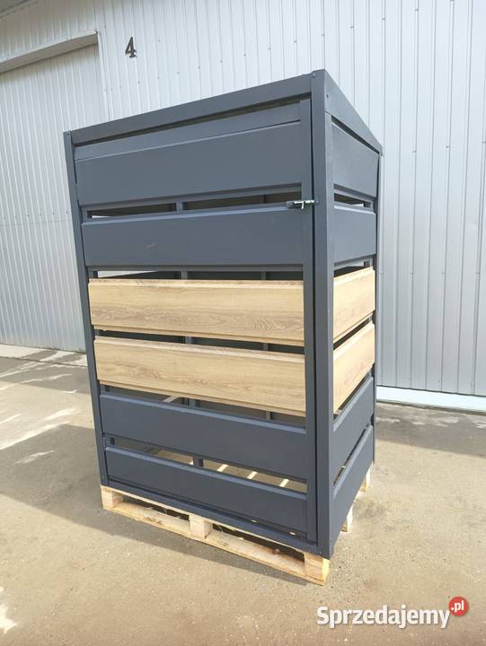 Wiata gospodarcza śmietnikowa 120x80x170 Zawoja