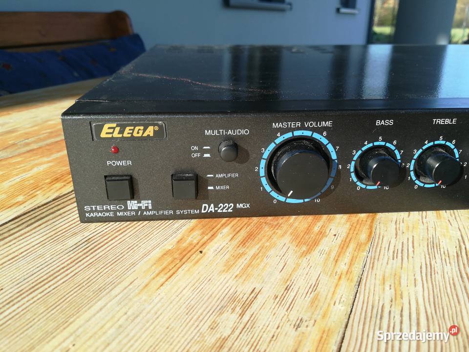 Wzmacniacz Elega Da222 karaoke amplituner HI FI Lubaczów