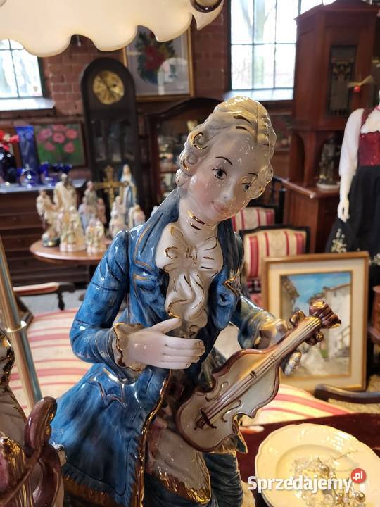 Ogromna lampa porcelanowa sprzedam