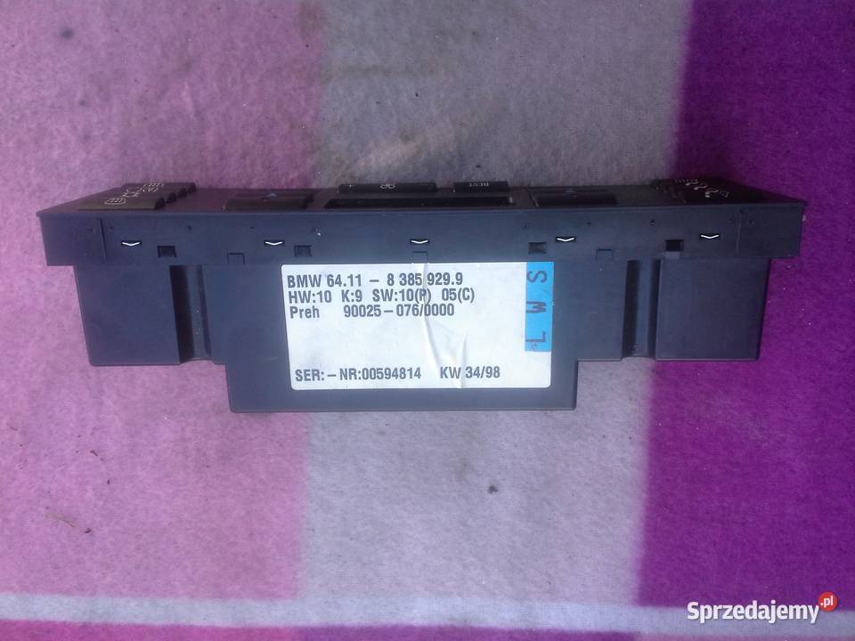 BMW E39 panel nawiewu klimatyzacji 641183859299 Dębno