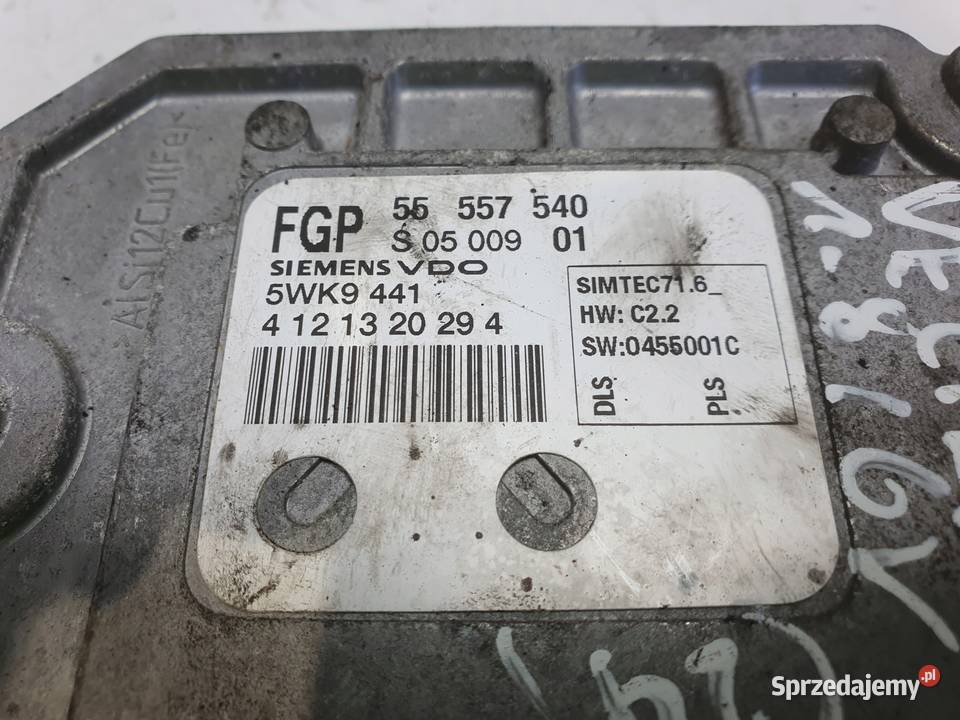 Opel Vectra C 18 16V STEROWNIK SILNIKA komputer Janów