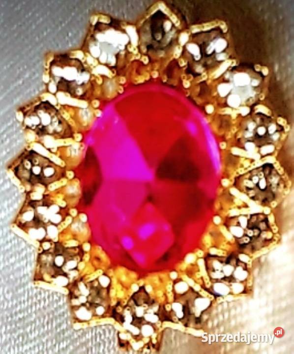 Piękne Luksusowe Złoto14k Klasyczne Kolczyki Poraj