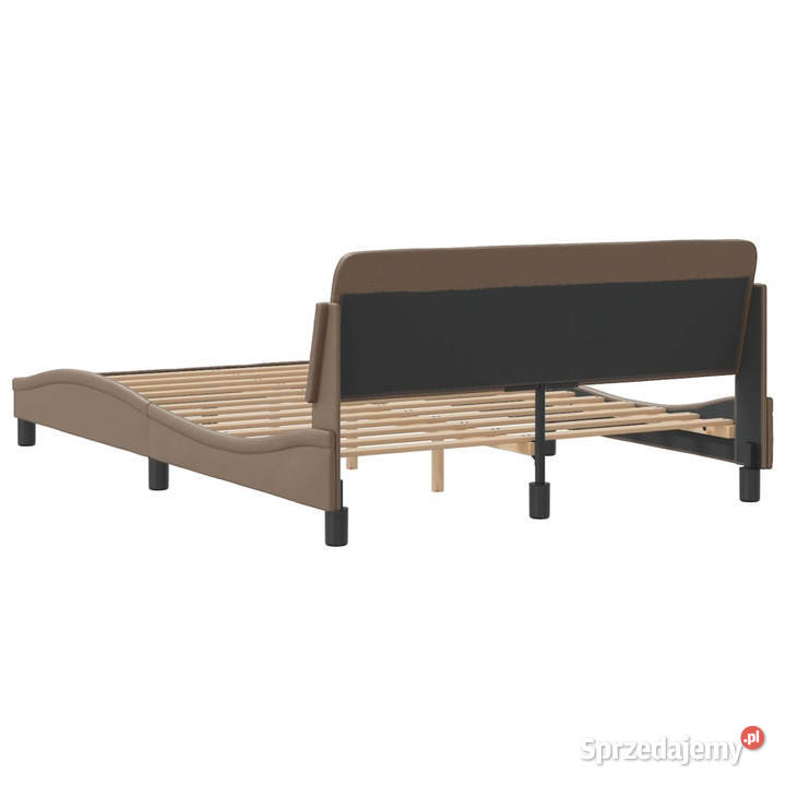 Rama łóżka z zagłówkiem cappuccino sztuczna 74cm mazowieckie Warszawa