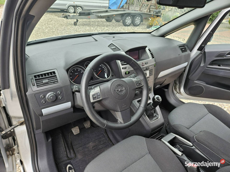 Opel Zafira Opłacona Zdrowa Zadbana Serwisie wielofunkcyjna kierownica Kisielice sprzedam