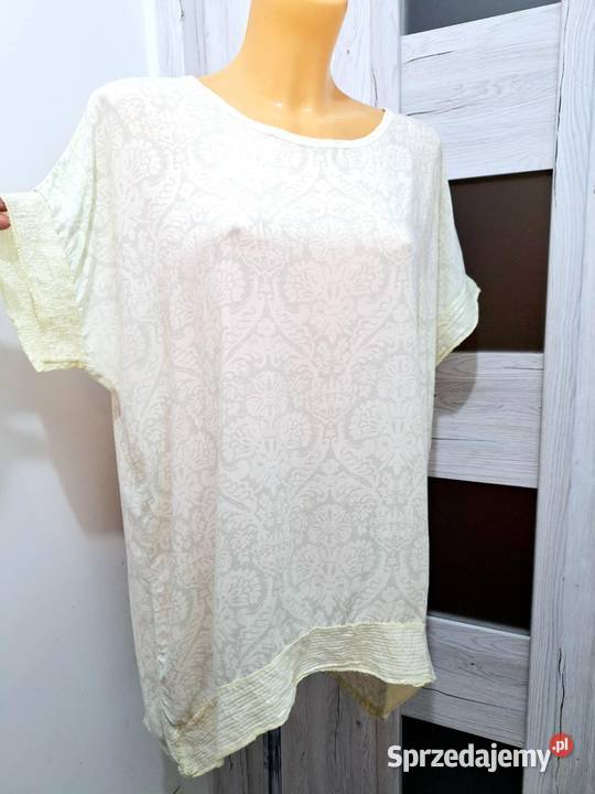 44 Bluzka lekka zwiewna kremowo cytrynowa warmińsko-mazurskie Braniewo