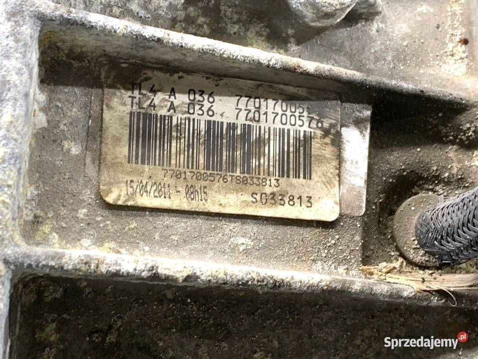 SKRZYNIA BIEGÓW RENAULT GRAND SCENIC III TL4A036