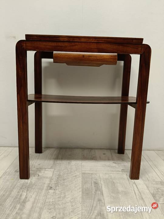 konsola art deco przyścienna orzech stolik Radomsko