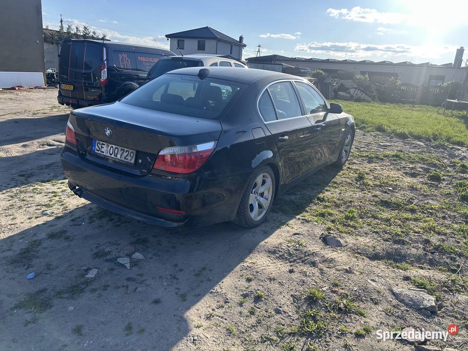 BMW E60 25 bezyna automat 2007 2500cm3 Nakło nad Notecią sprzedam