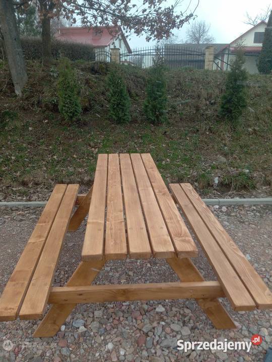 Stół ogrodowy piknikowy piwny 5 grubości Miechów
