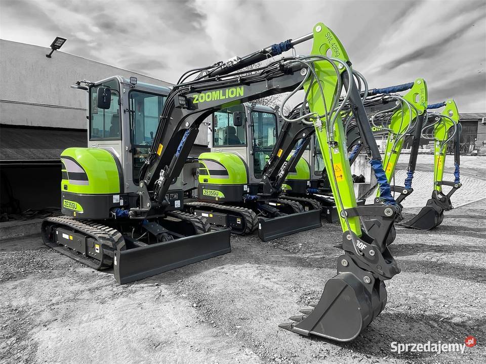 NOWA koparkaminikoparka 35T ZOOMLION ZE35GU Łódź