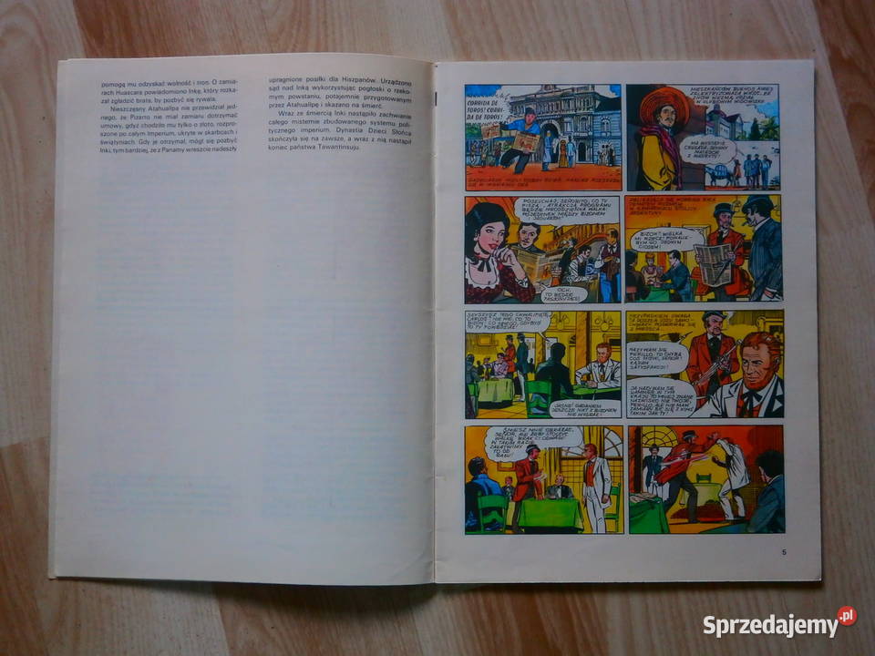 Dziedzictwo Inków komiks wyd I 1988 Łódź