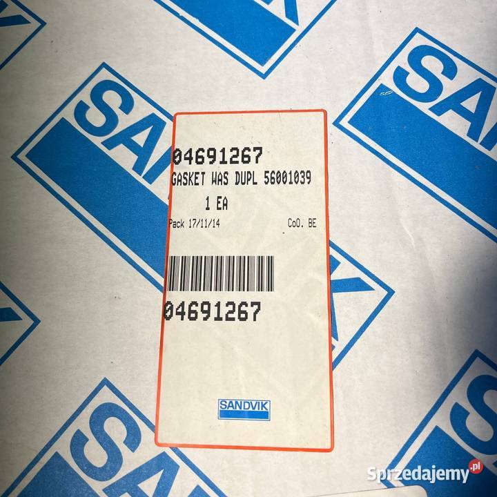 Sandvik 04691267 046 912 67 Uszczelka wielkopolskie