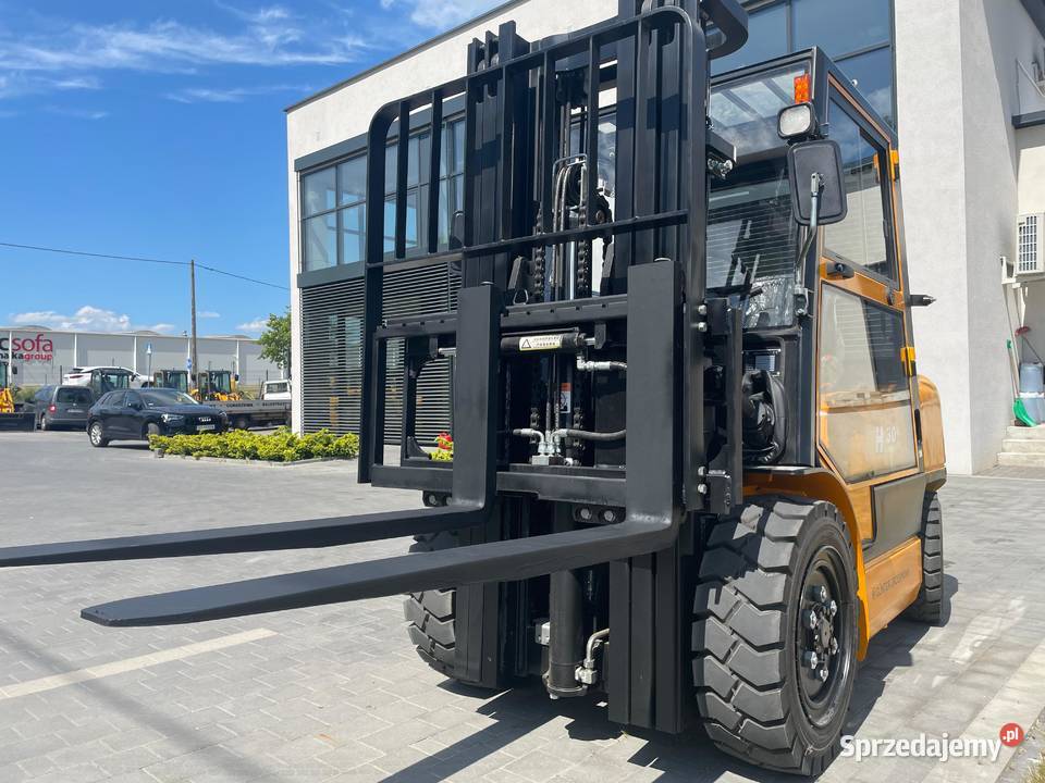 Wózek widłowy 3T kabina triplex Gunter Grossmann Poznań
