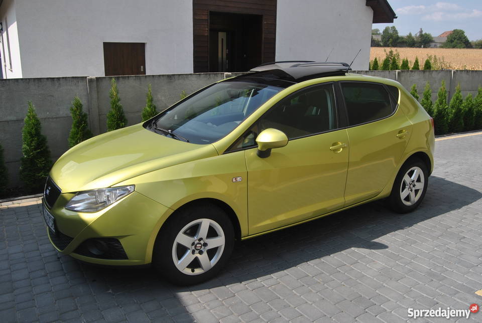 Seat Ibiza IV 14 TDI 80 zielony Ostrów Wielkopolski