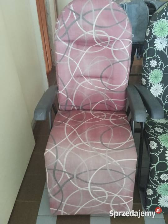 Dwa fotele leżaki rozkładane Sanok