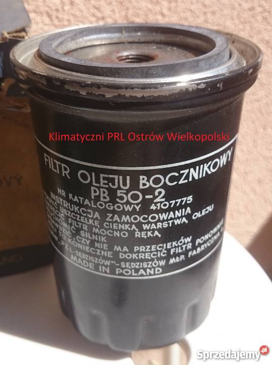 Filtr oleju bocznikowy PB 502 4107775 Fiat 125p Warszawa