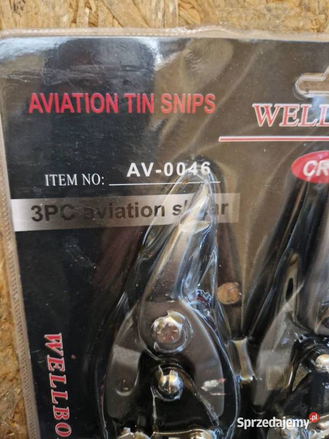Nożyce do cięcia blachy 3 wellborn AV0046 crv Nożyce i sekatory Głogowa