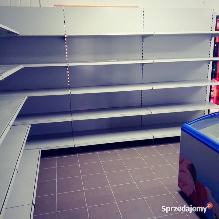Regały metalowe sklepowe Drelów
